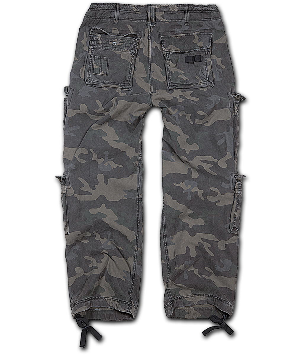 Brandit Authentic Cargo Pants: Dark Camo
