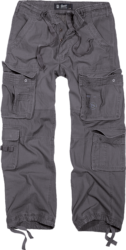 Brandit Authentic Cargo Pants: Anthracite
