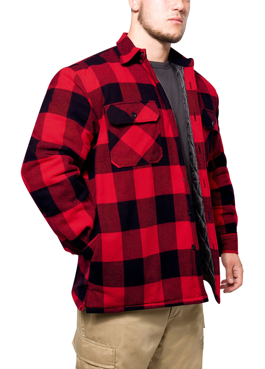 Rothco Buffalo Plaid Quilted Lined Jacket