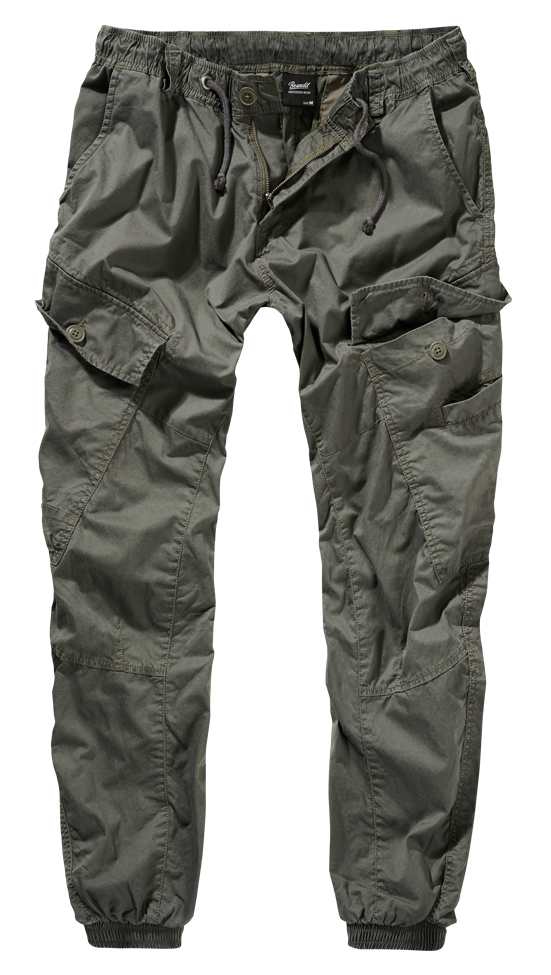 Brandit Cargo Jogger Pants: Olive Drab