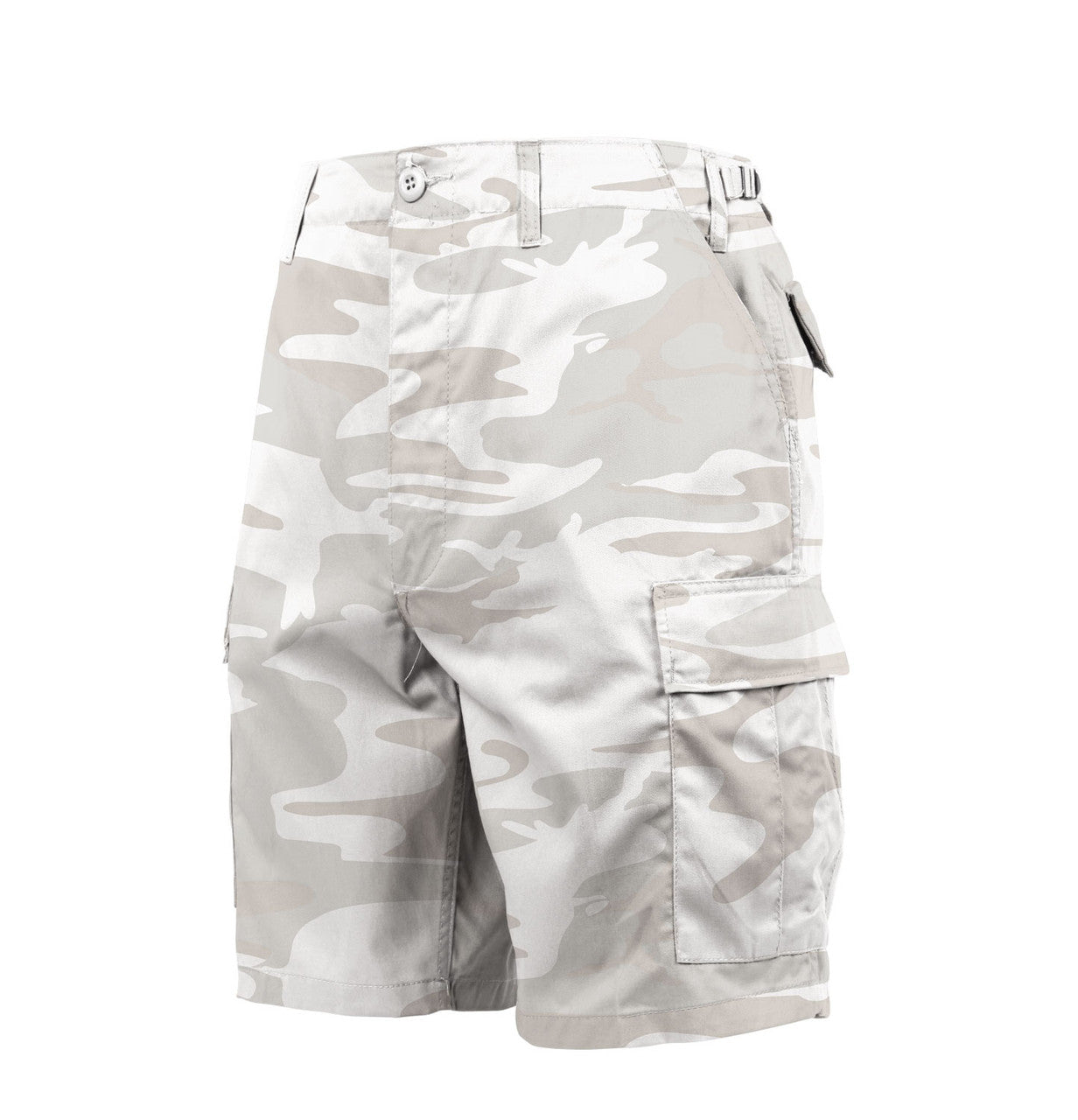 Rothco Color Camo BDU Shorts: White Camo