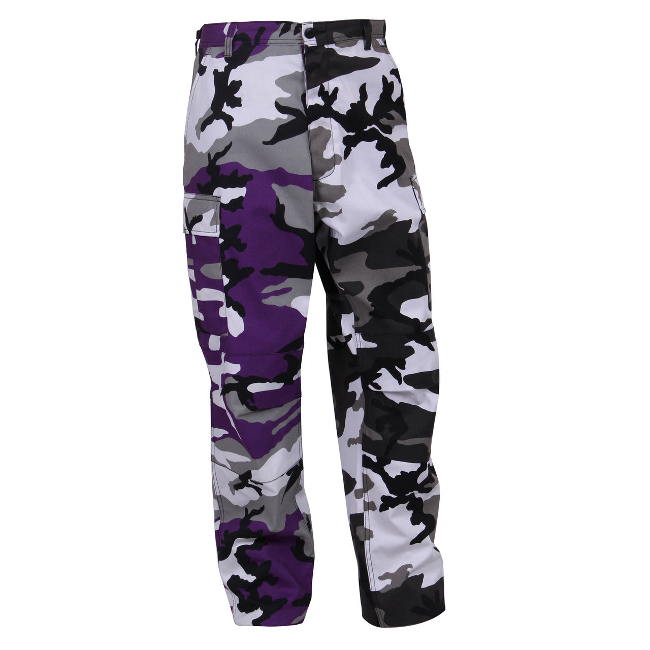 Rothco Two-Tone Camo BDU Pants: Rothco Two-Tone Camo BDU Pants: Ultra Violet Purple / City Camo