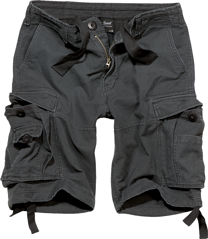 Brandit Classic Cargo Shorts: Black