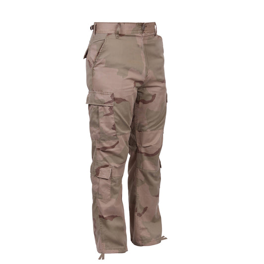 Rothco Vintage Camo Paratrooper Fatigue Pants: Tri-Color Desert Camo