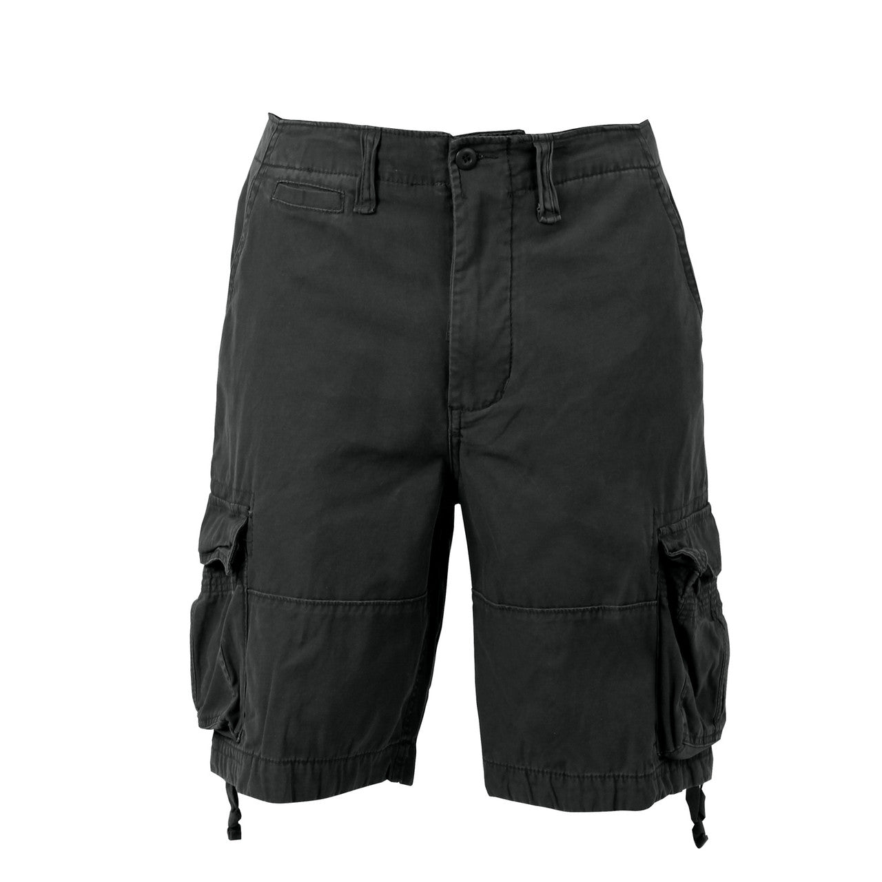 Rothco Vintage Infantry Utility Shorts: Black