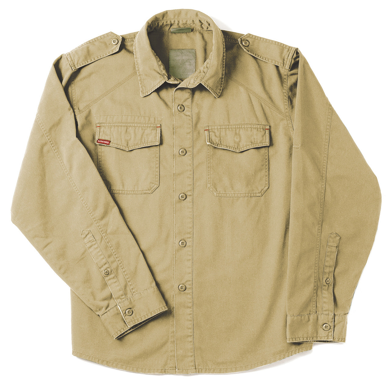 Rothco Vintage Fatigue Shirt: Khaki