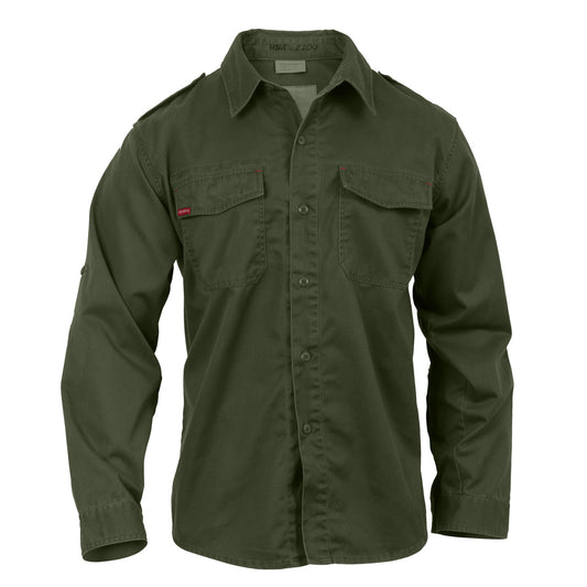 Rothco Vintage Fatigue Shirt: Olive Drab