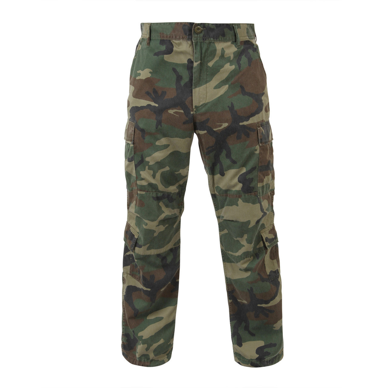 Rothco Vintage Camo Paratrooper Fatigue Pants: Woodland Camo