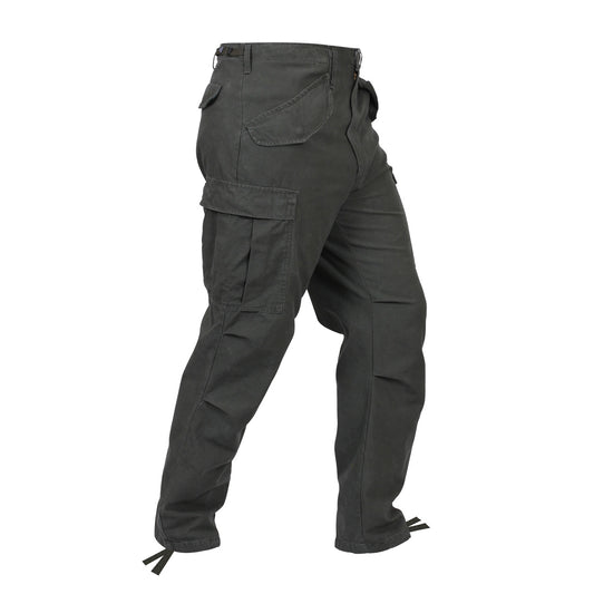 Rothco Vintage M-65 Field Pants: Black