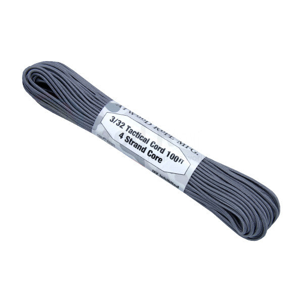 Atwood Rope, 275 Tactical Paracord, Nylon Parachute Cord, 4 Strand, USA Made: Graphite