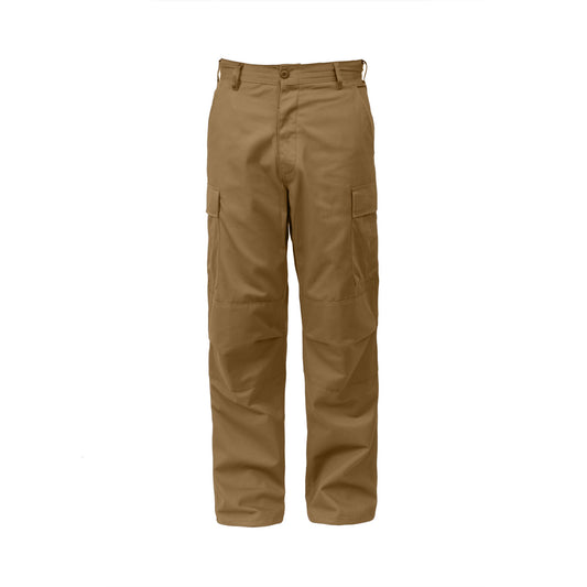 Rothco Relaxed Fit Zipper Fly BDU Pants: Coyote
