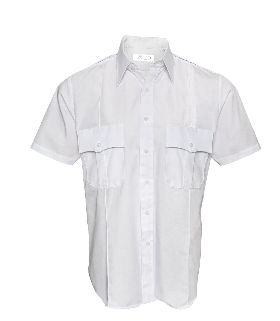Rothco Short Sleeve Uniform Shirt: White