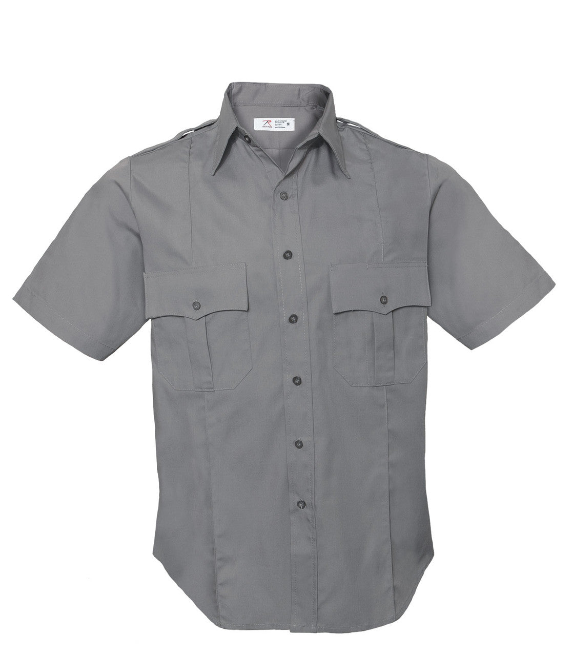Rothco Short Sleeve Uniform Shirt: Gray