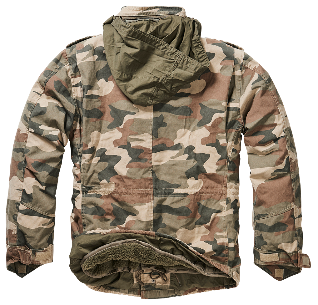 Brandit M-65 Premium Field Jacket: Light Woodland Camo