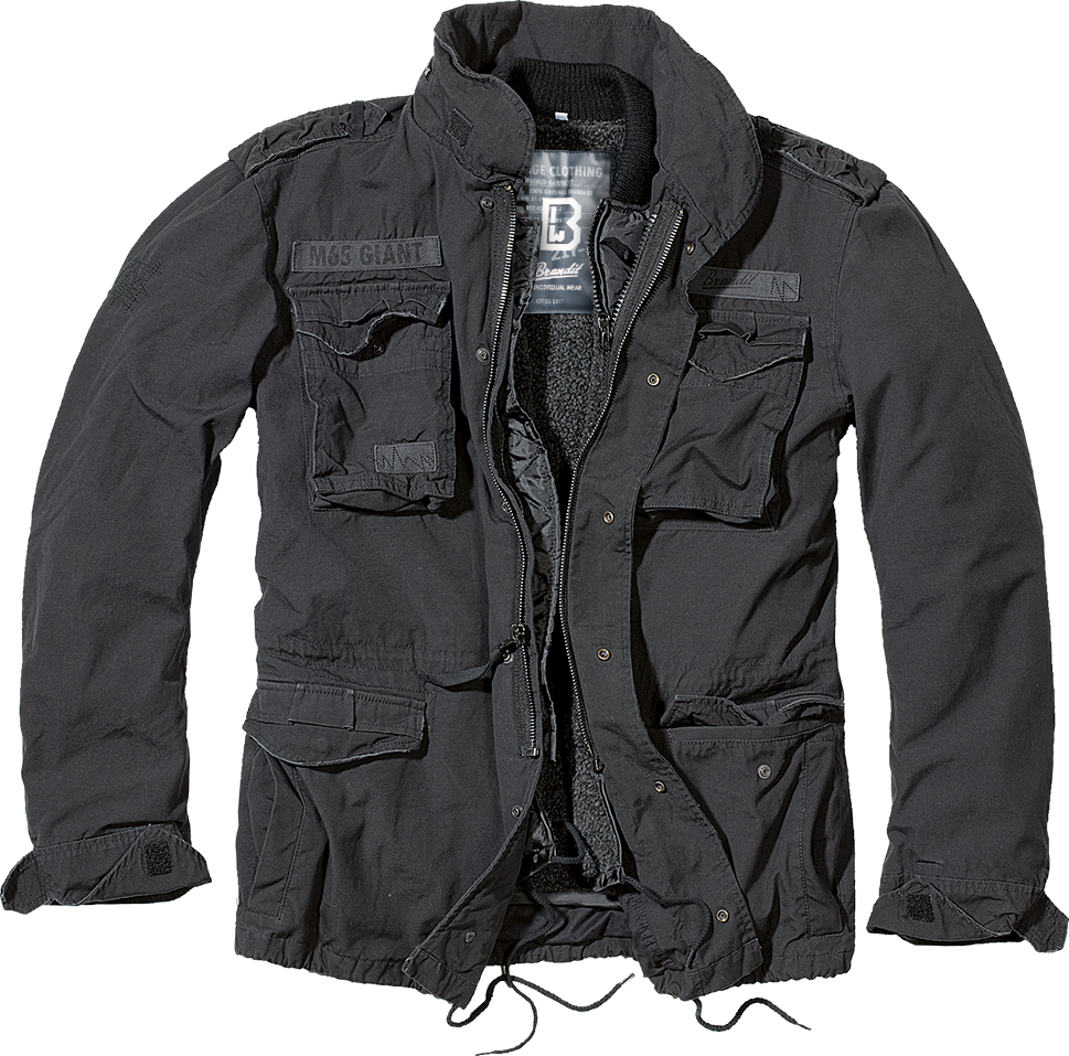 Brandit M-65 Premium Field Jacket: Black