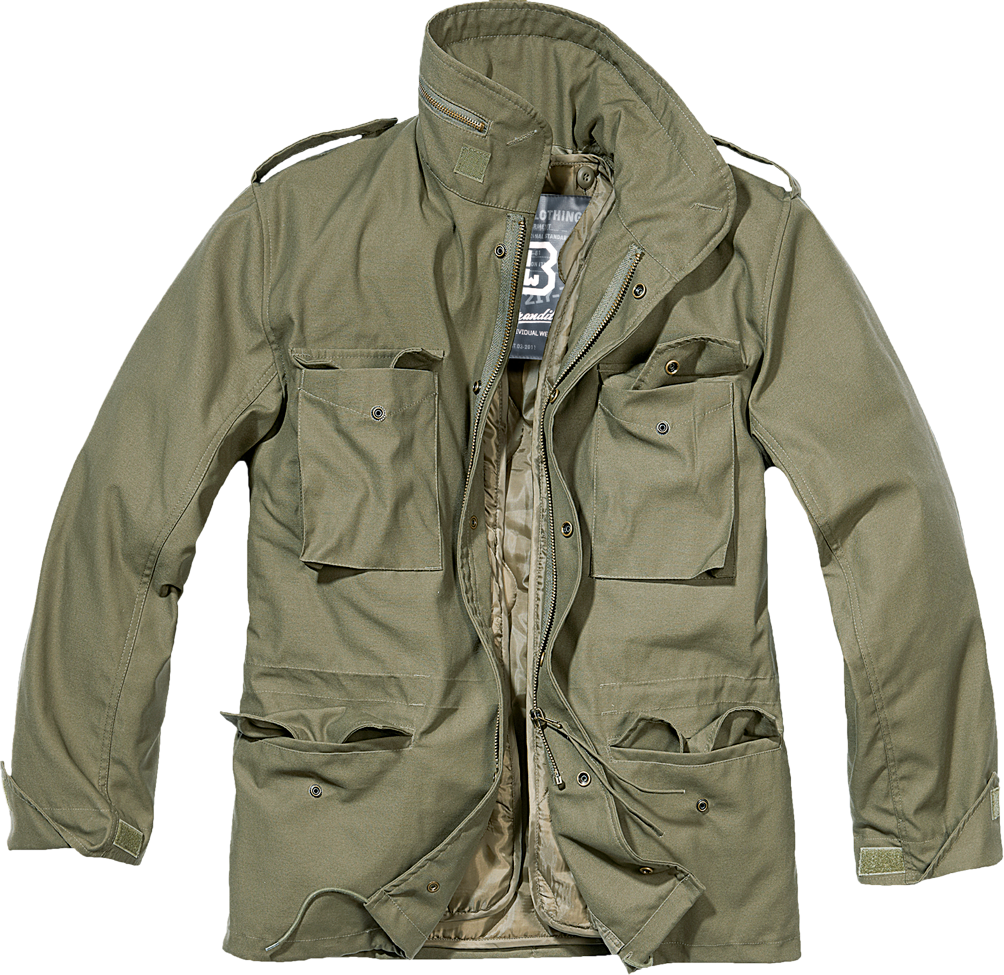 Brandit M-65 Classic Field Jacket: Olive Drab