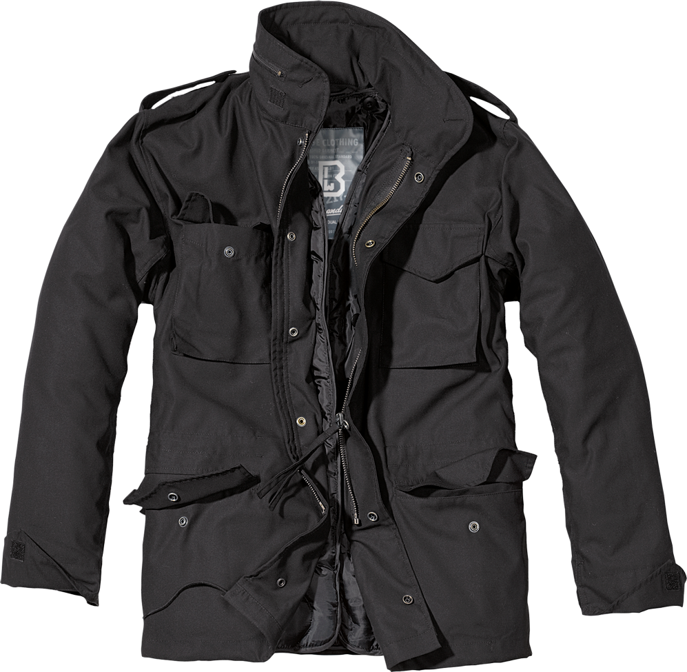 Brandit M-65 Classic Field Jacket: Black