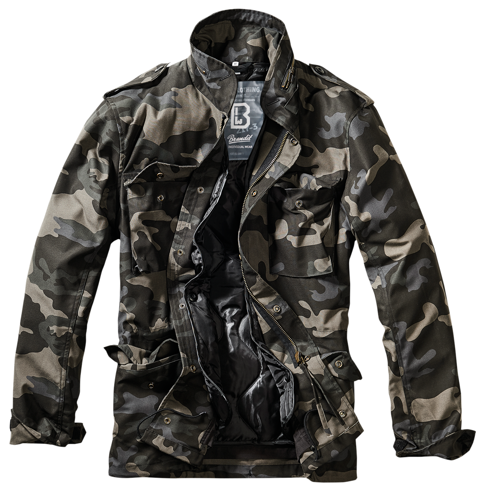 Brandit M-65 Classic Field Jacket: Dark Camo