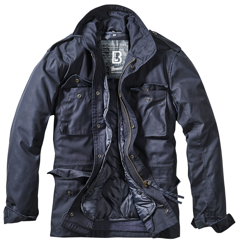 Brandit M-65 Classic Field Jacket: Navy Blue