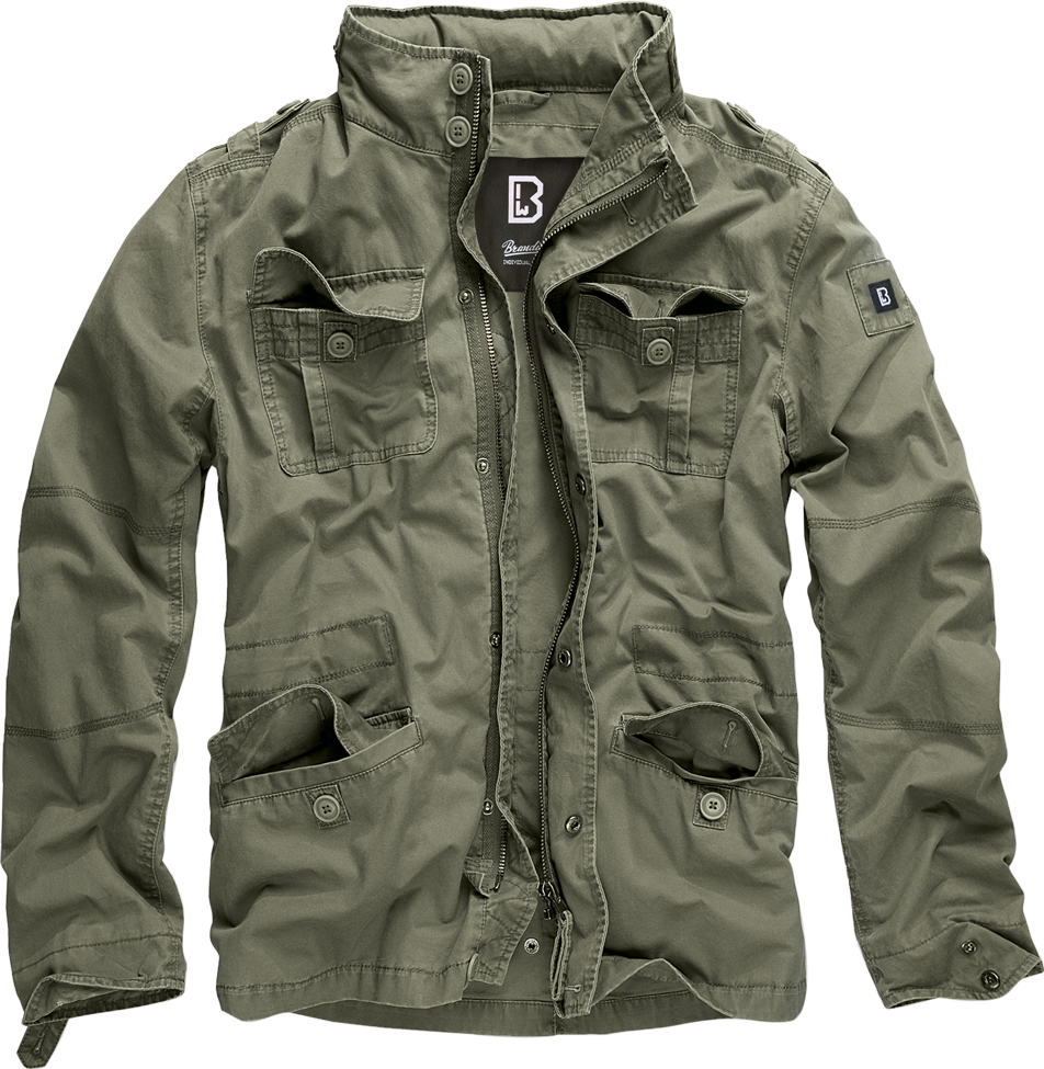 Brandit Field Jacket: Olive Drab
