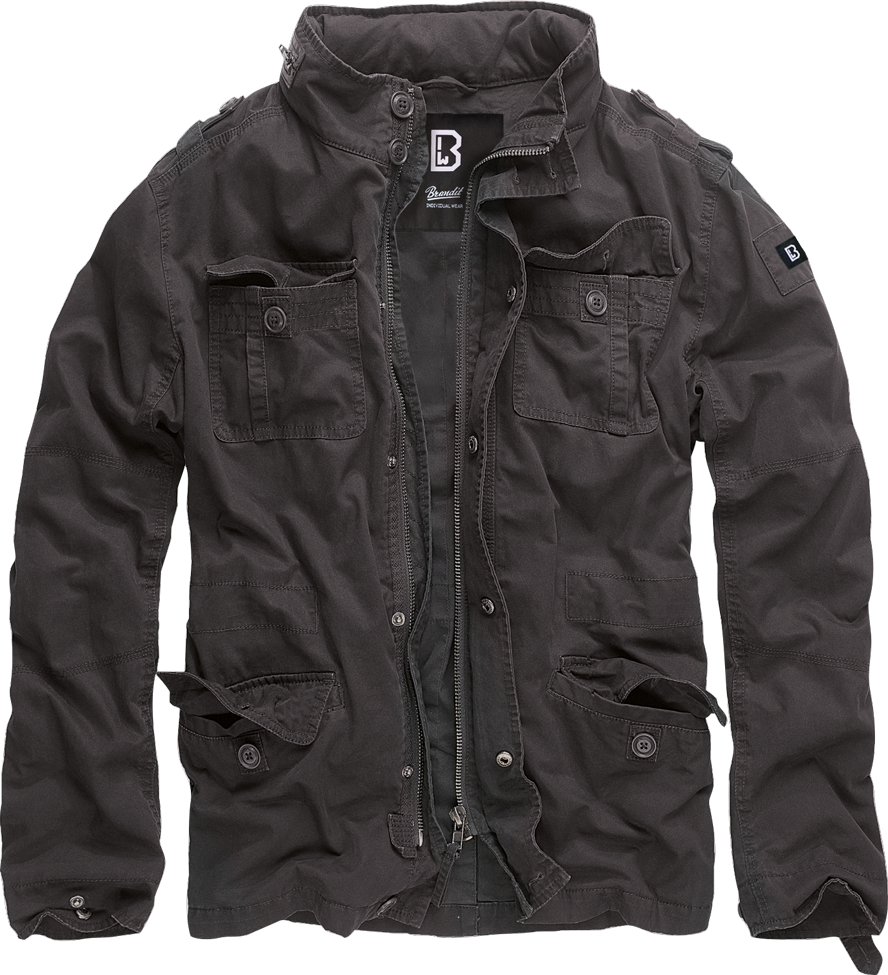 Brandit Field Jacket: Black