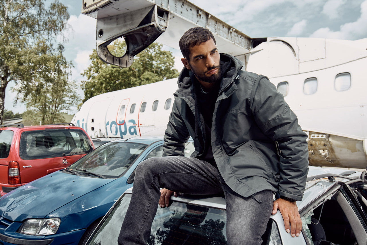 Brandit Fleece-Lined Full Zip Windbreaker