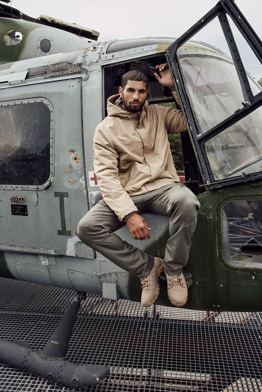 Brandit Fleece-Lined Full Zip Windbreaker