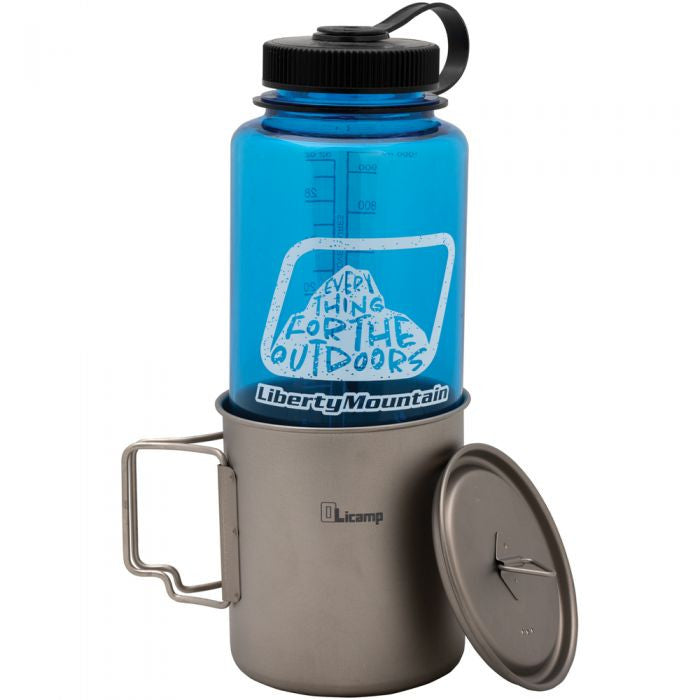 Olicamp Titanium Space Saver Mug with Lid