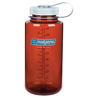 Nalgene 32oz Wide Mouth Bottle: Rustic Orange