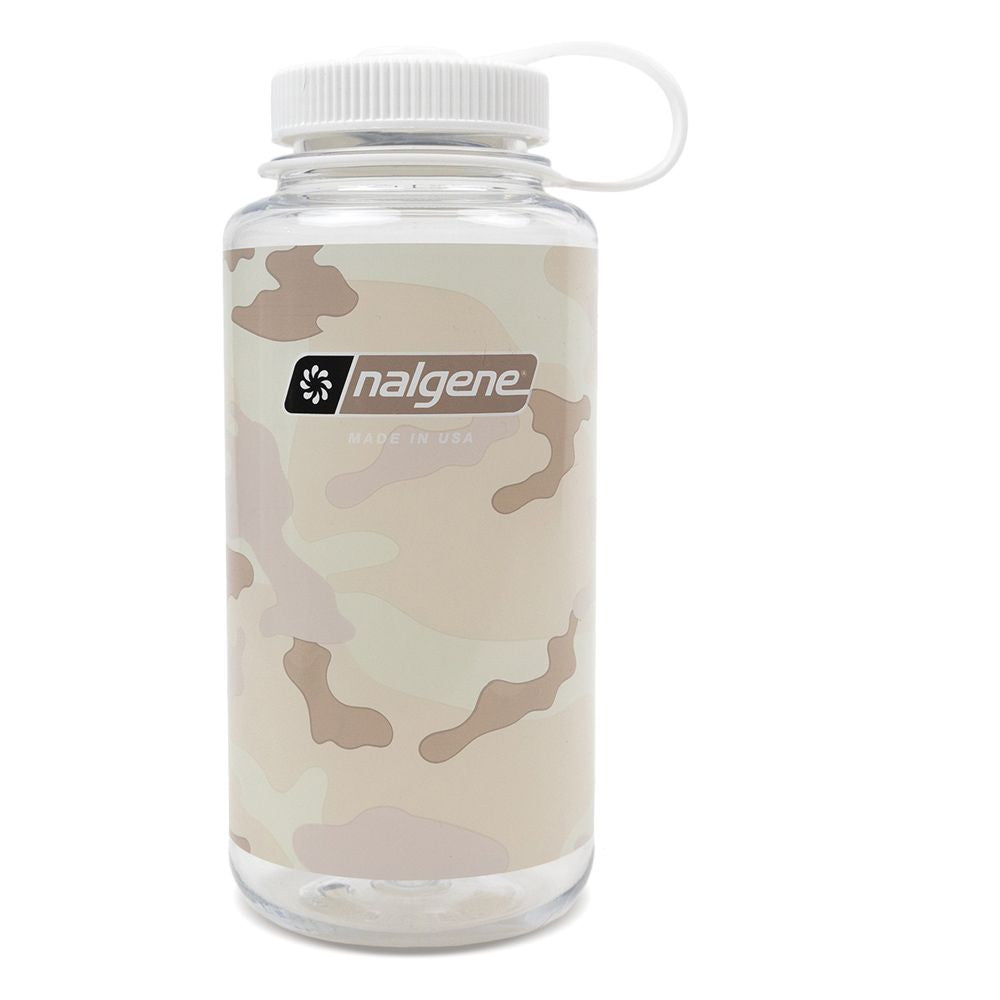 Nalgene 32oz Wide Mouth Bottle: Camo Clear
