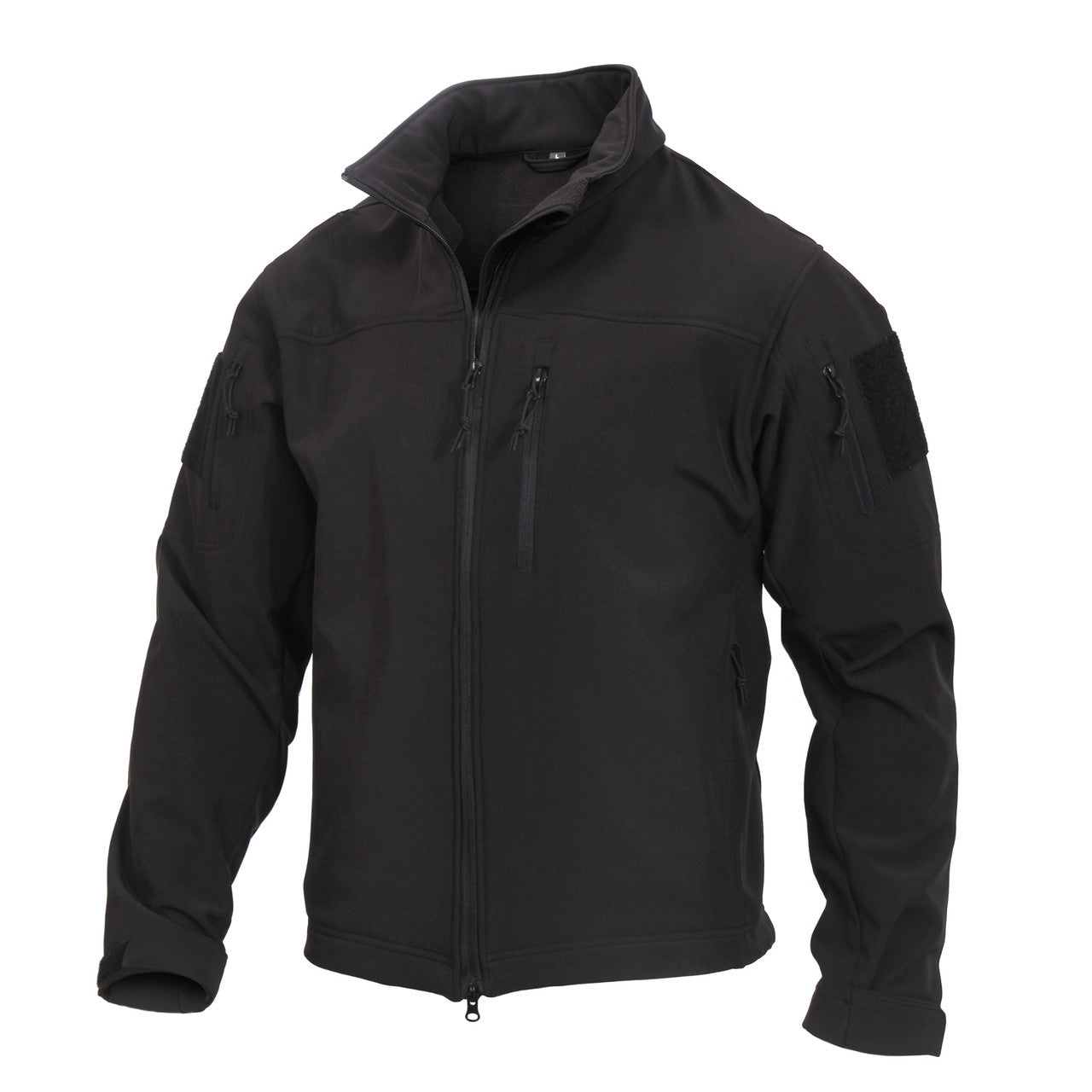 Rothco Stealth Ops Tactical Soft Shell Jacket: Black