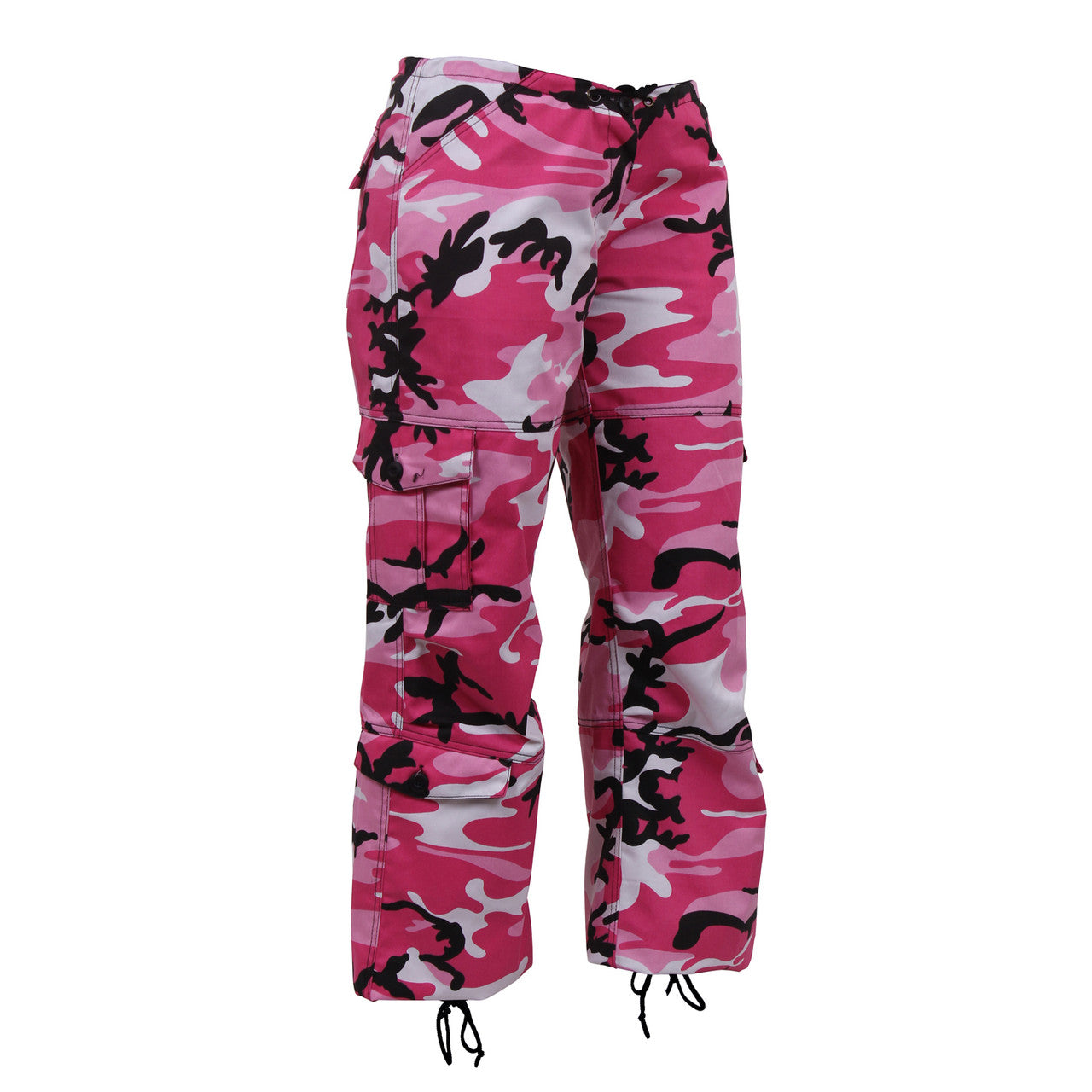 Rothco Women's Camo Paratrooper Fatigue Pants: Pink Camo