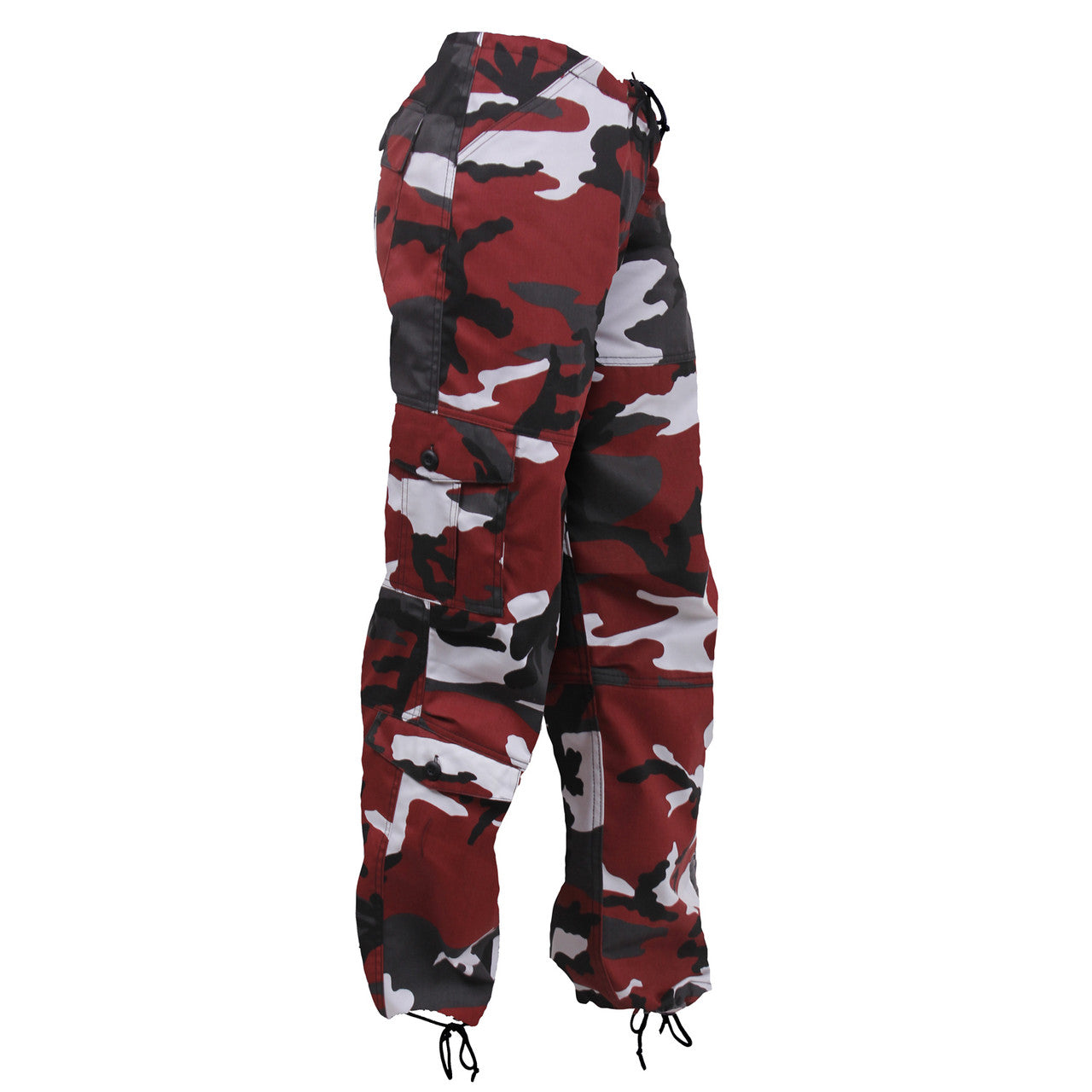 Rothco Women's Camo Paratrooper Fatigue Pants: Red Camo