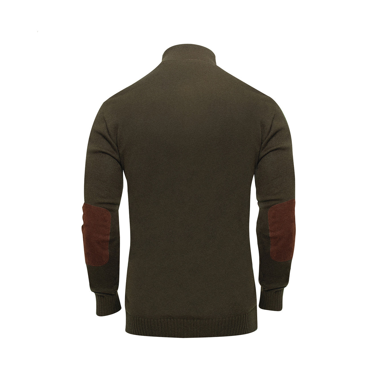 Rothco 3-Button Sweater With Suede Accents