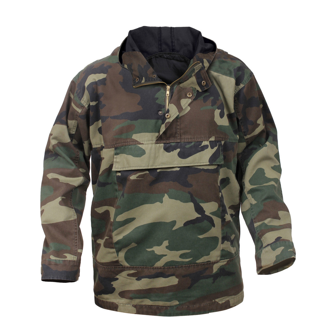 Rothco Anorak Parka: Woodland Camo