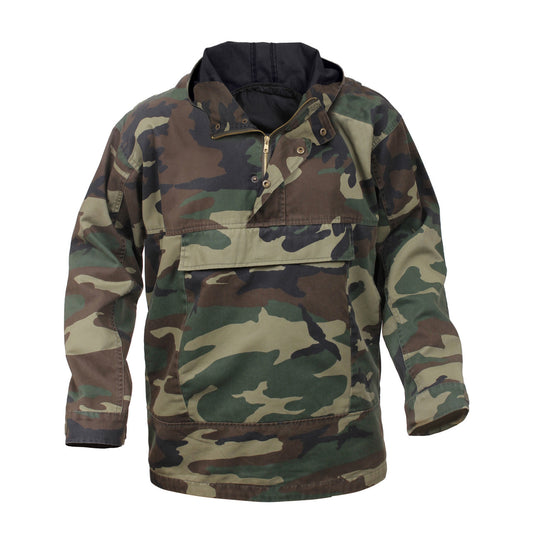 Rothco Anorak Parka: Woodland Camo