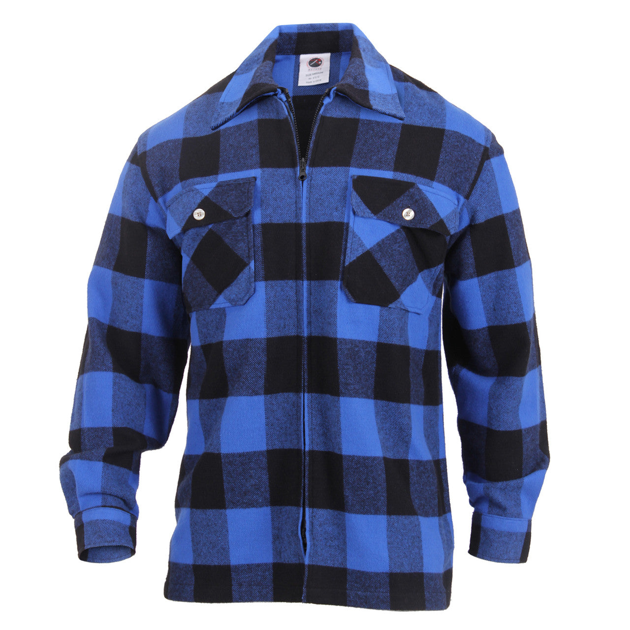 Rothco Concealed Carry Flannel Shirt: Blue