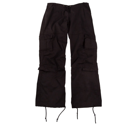 Rothco Women's Vintage Paratrooper Fatigue Pants: Black