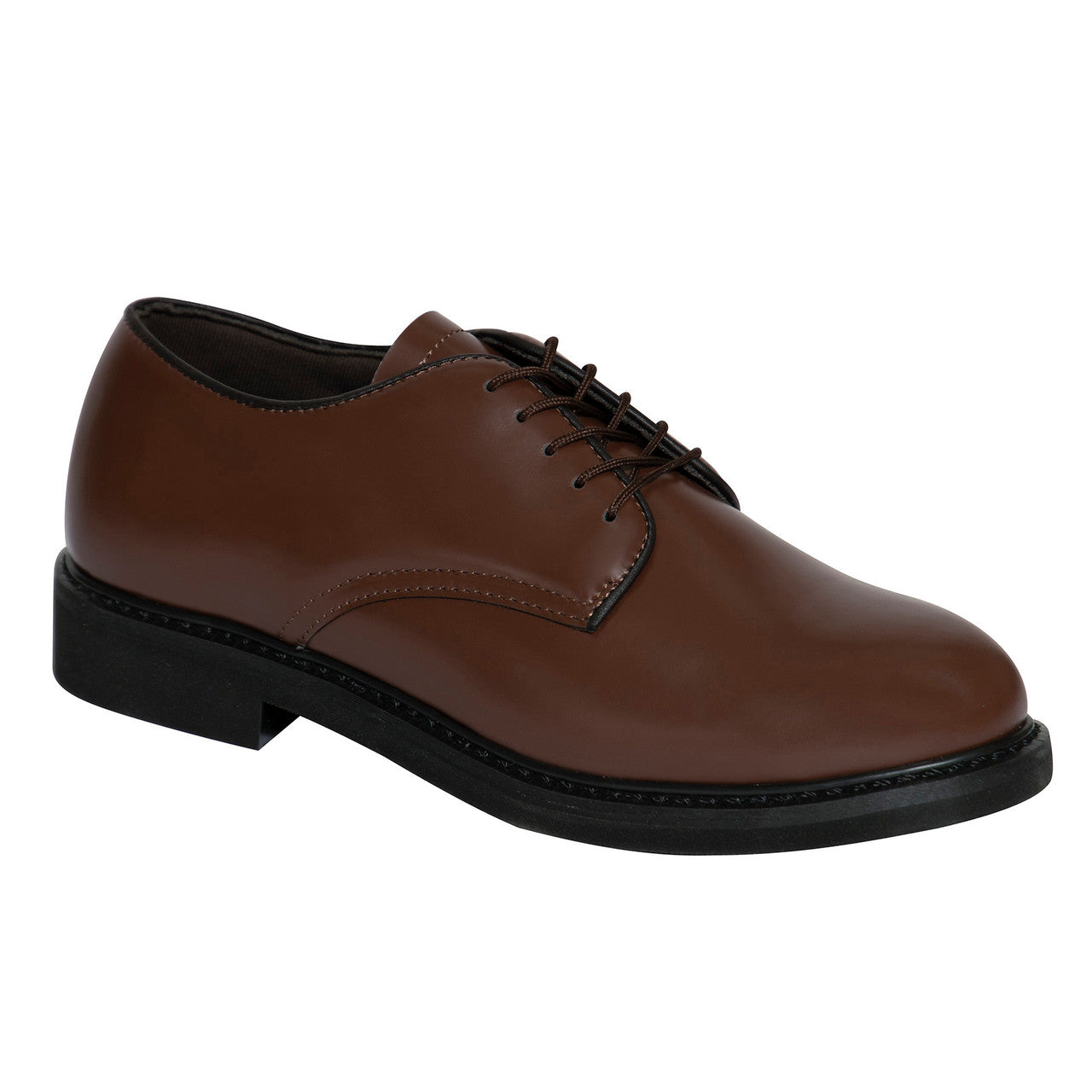 Rothco Brown Uniform Oxford Shoe: Brown