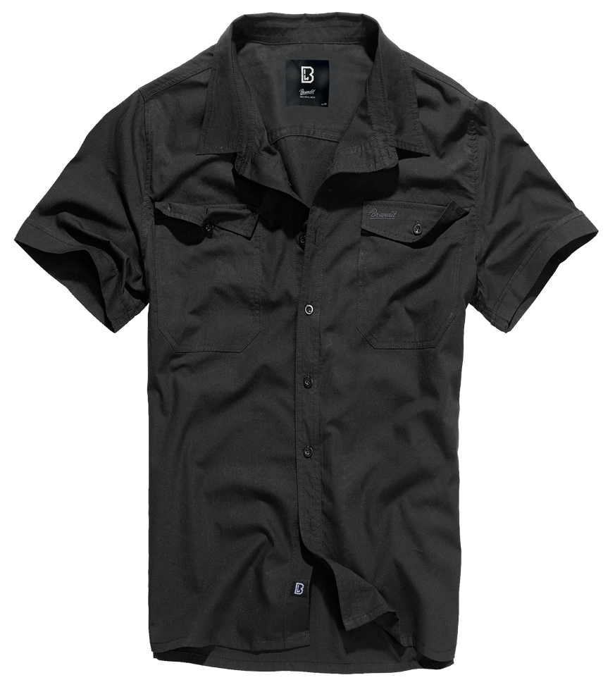 Brandit Essential Shirt Short Sleeve: Black