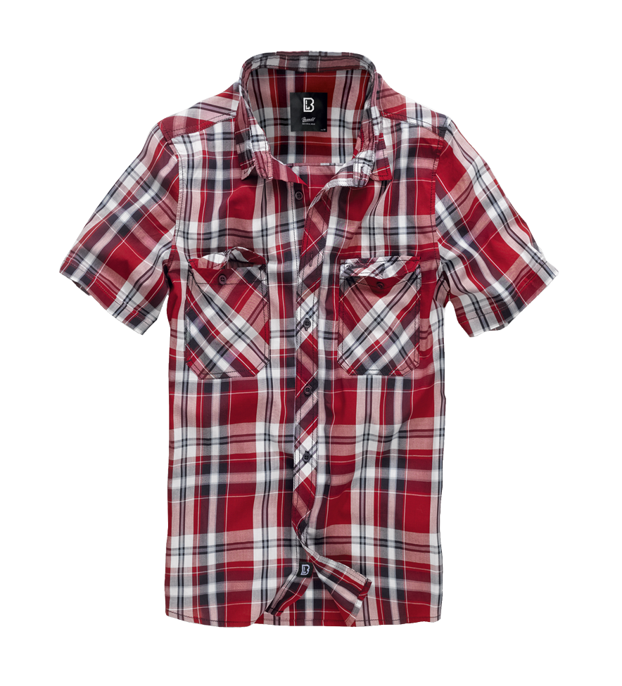 Brandit Essential Shirt Short Sleeve: Red