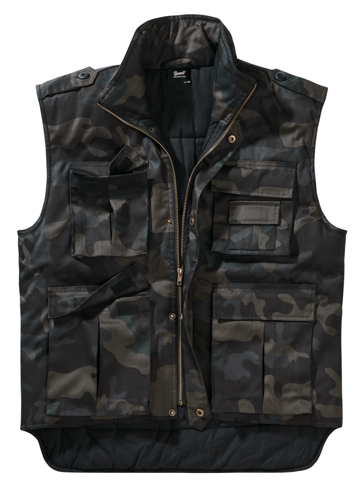 Brandit Ranger Utility Vest: Dark Camo