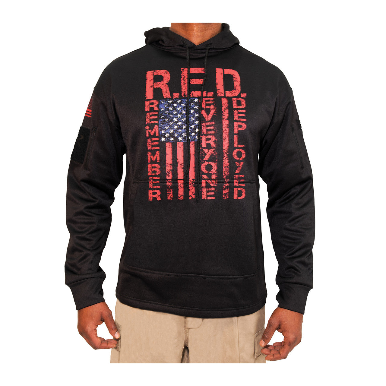 Rothco Concealed Carry R.E.D. Hoodie: Black