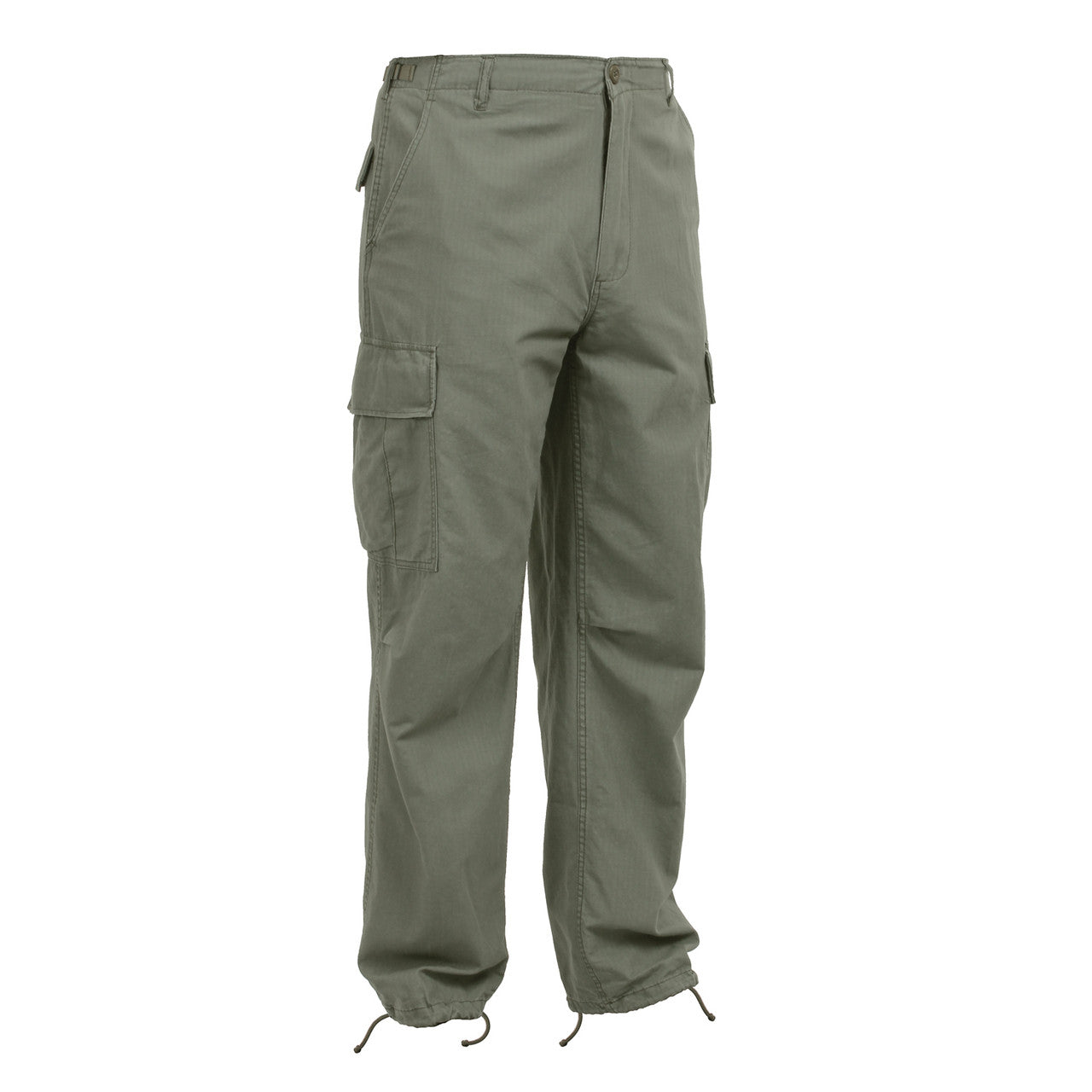 Rothco Vintage Vietnam Fatigue Pants: Olive Drab