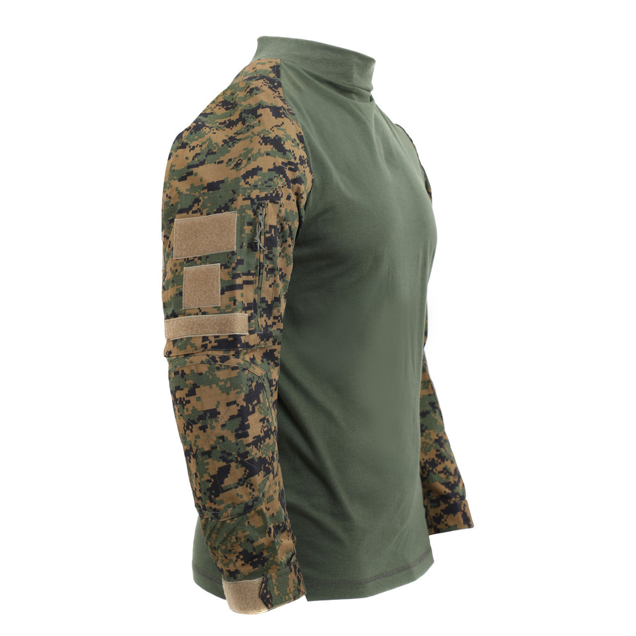 Rothco Tactical Airsoft Combat Shirt: Woodland Digital Camo