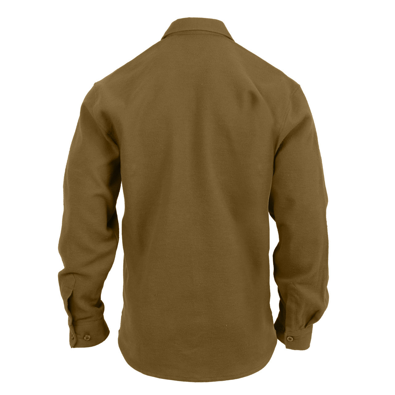 Rothco Heavyweight Solid Color Flannel Shirt