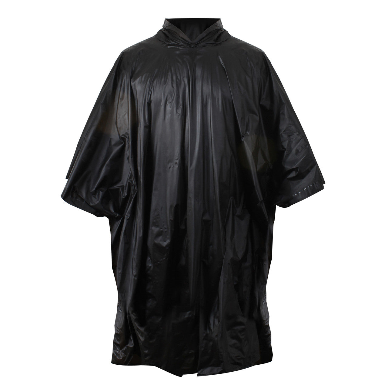 Rothco Military Ripstop Rain Poncho: Black