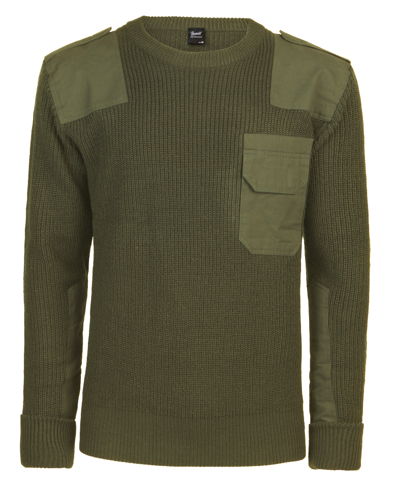 Brandit Commando Sweater: Olive Drab