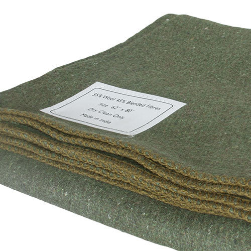 Fox OD Wool Camp Blanket