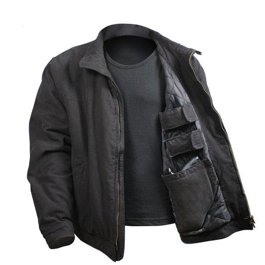 Rothco Concealed Carry 3 Season Jacket: Black
